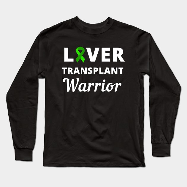 Liver Transplant Warrior Long Sleeve T-Shirt by Color Fluffy